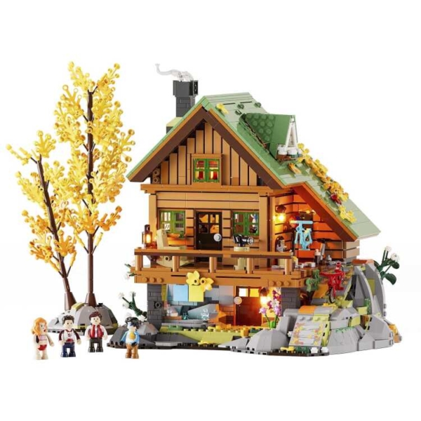 Lumibricks Retro House - Mountain Cabin Constructiespeelgoed