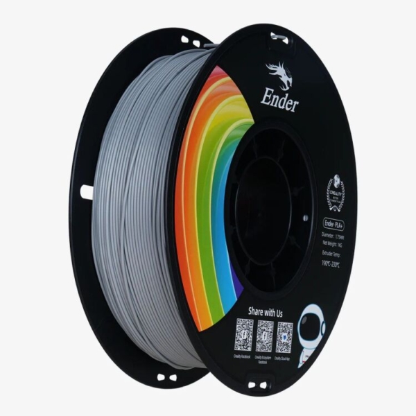 Creality Ender 1.75mm PLA+ 3D Printing Filament Grijs, 1kg 3d-filament