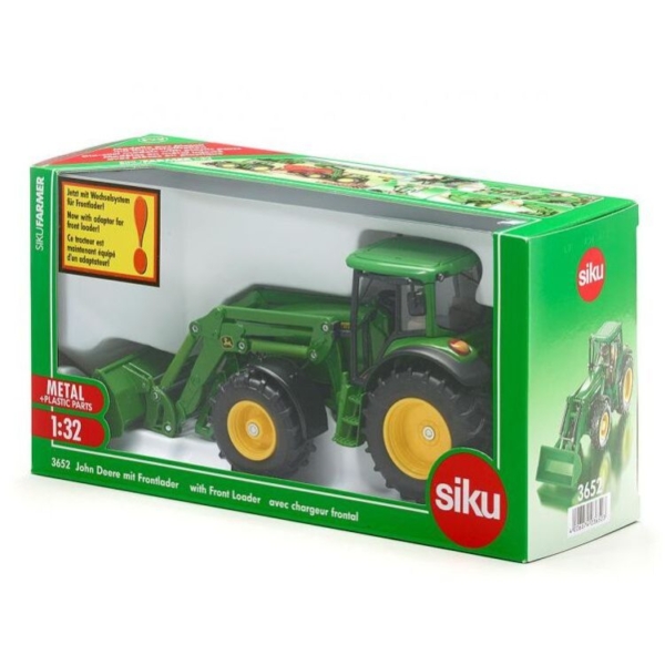 SIKU Farmer - John Deere met voorlader modelvoertuig