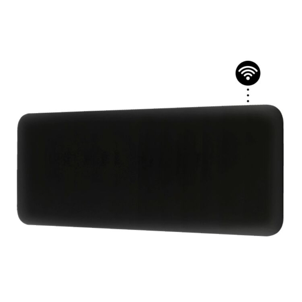 Mill Steel WiFi paneelverwarming PA1300WIFI4 Black, 1300 Watt convector
