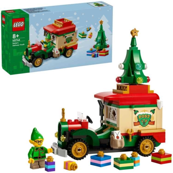 LEGO Iconic - Bezorgtruck van de Kerstman Constructiespeelgoed