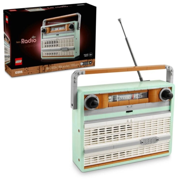 LEGO Icons - Retro radio Constructiespeelgoed