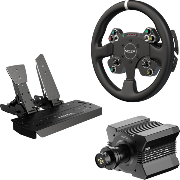 MOZA R12 v2 + SR-P + CS V2P bundel stuur