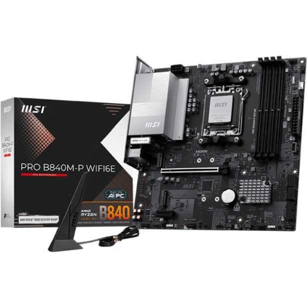 MSI PRO B840M-P WIFI6E moederbord