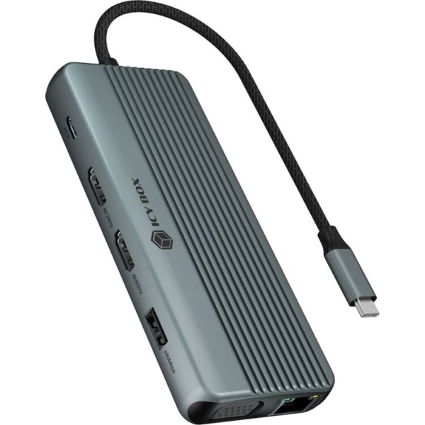 ICY BOX IB-DK4062-CPD 12-in-1 dockingstation