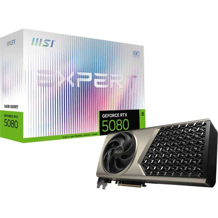 MSI GeForce RTX 5080 EXPERT OC grafische kaart