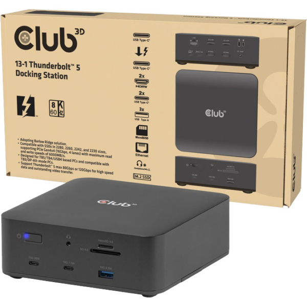 Club 3D Thunderbolt 5 13-in-1 dockingstation