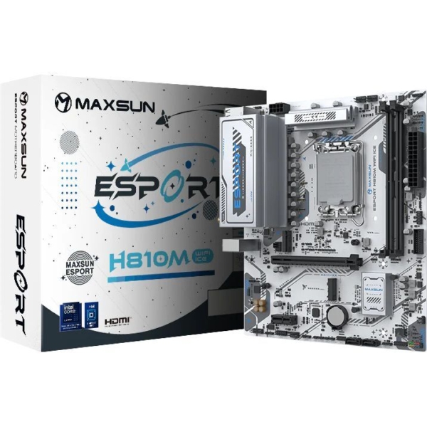 MAXSUN MS-eSport H810M WIFI ICE moederbord