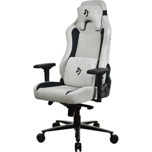 Arozzi Vernazza Supersoft Fabric - Light Grey gamestoel