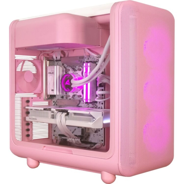 ALTERNATE Thunderstorm Pro Ryzen 7 9070XT Pink Limited Edition gaming pc