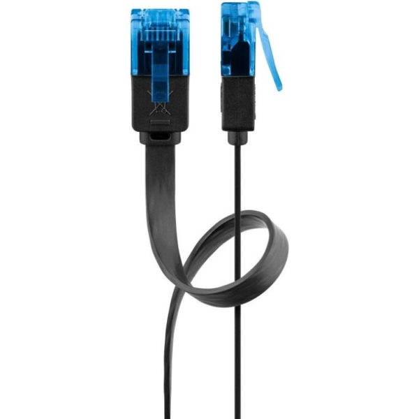 goobay CAT 6A Flat Patch Cable U/UTP, 10 meter kabel