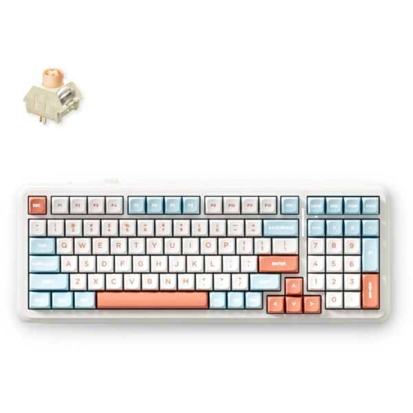 MCHOSE K99 V2 Wireless Mechanical Orange gaming toetsenbord