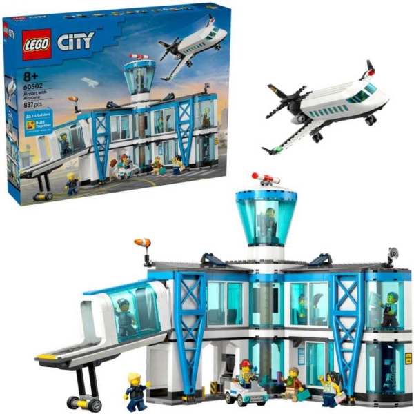 LEGO City - Luchthaven met vliegtuig Constructiespeelgoed