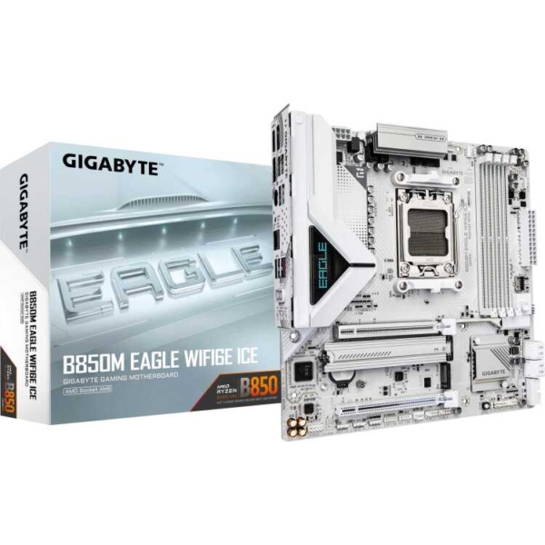 GIGABYTE B850M EAGLE WF6E ICE moederbord