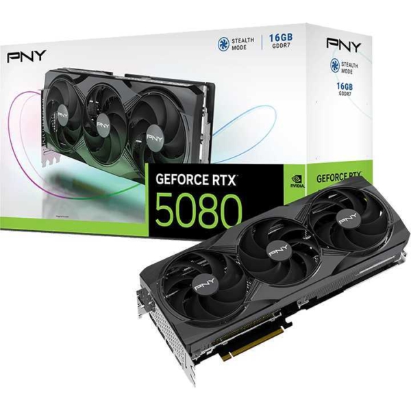 PNY GeForce RTX 5080 OC grafische kaart
