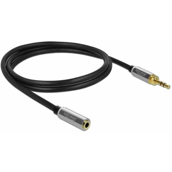 DeLOCK Stereo Jack 3,5 mm 3-Pin male > female verlengkabel