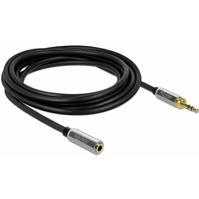 DeLOCK Stereo Jack 3,5 mm 3-Pin male > female verlengkabel