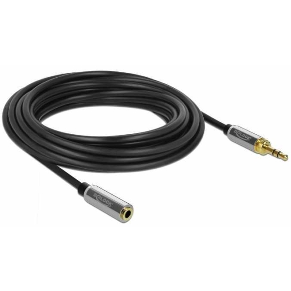 DeLOCK Stereo Jack 3,5 mm 3-Pin male > female verlengkabel