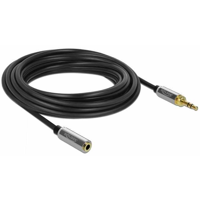 DeLOCK Stereo Jack 3,5 mm 3-Pin male > female verlengkabel