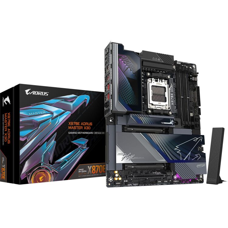 GIGABYTE X870E AORUS MASTER X3D moederbord