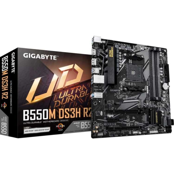 GIGABYTE B550M DS3H R2 moederbord