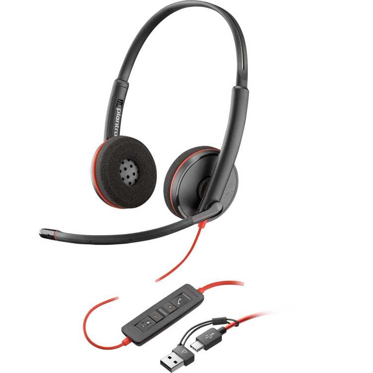 Poly Blackwire 3220 Stereo USB-C Headset