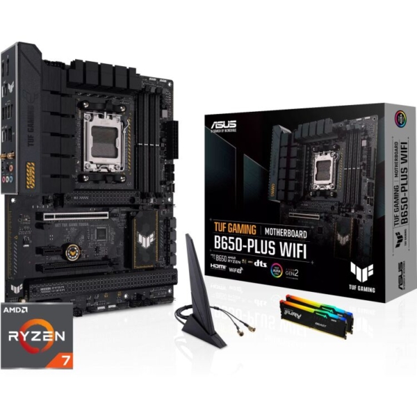 ALTERNATE Upgrade Kit TUF Gaming B650-PLUS WIFI + Ryzen 7 9800X3D + 32 GB