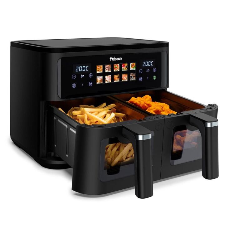 Tristar FR-9075 Airfryer met dubbele mand heteluchtfriteuse