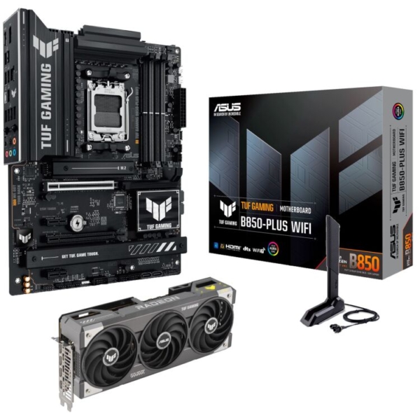 ALTERNATE Upgrade Kit TUF Gaming B850-PLUS WIFI + TUF RX 9070 XT OC