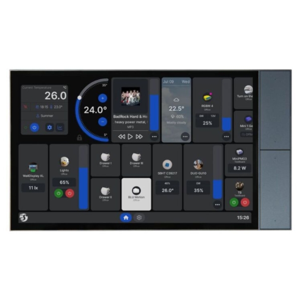 Shelly Wall Display XL bedieningspaneel