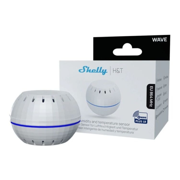 Shelly Wave H&T - White LR (EU) melder