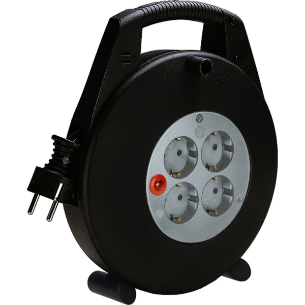 Brennenstuhl Vario Line kabelhaspel 15 meter, 4x geaard