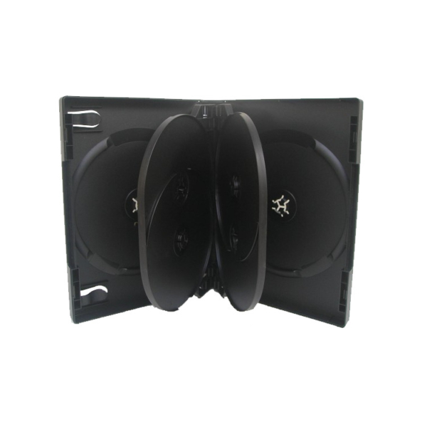 MediaRange 4 DVD-Box black sleeve