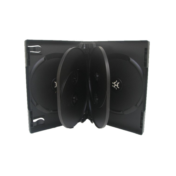MediaRange 6 DVD-Box black sleeve