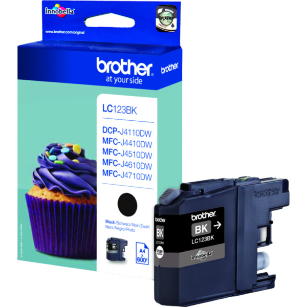 Brother Originele LC-123BK inktcartridge