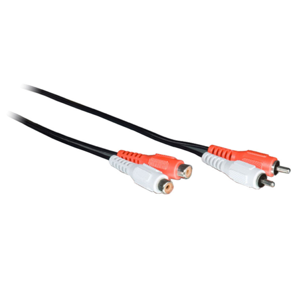 goobay 2x Tulp verlengkabel