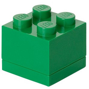 Room Copenhagen LEGO Mini Box Lunchbox 4 Groen opbergdoos