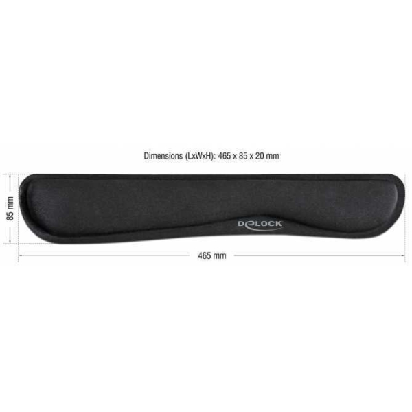 DeLOCK Wrist Rest for Keybord / Laptop polssteun