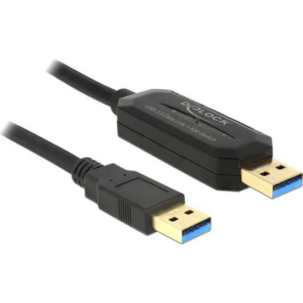 DeLOCK Data Link + KM Switch USB 3.0 > USB 3.0 kabel