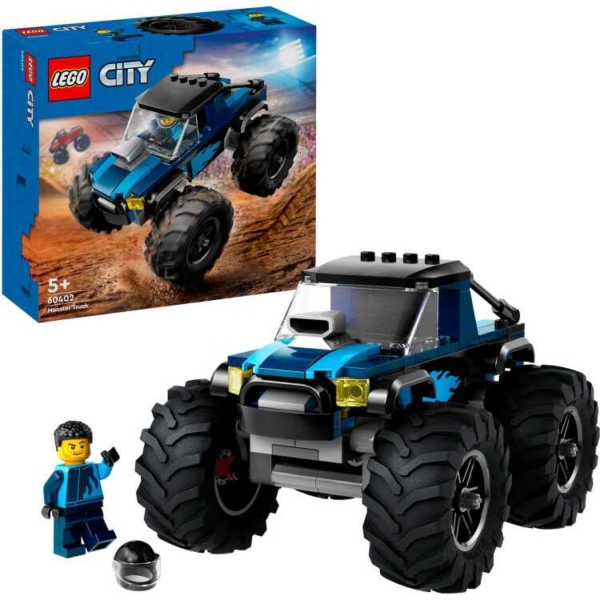 LEGO City - Blauwe monstertruck Constructiespeelgoed