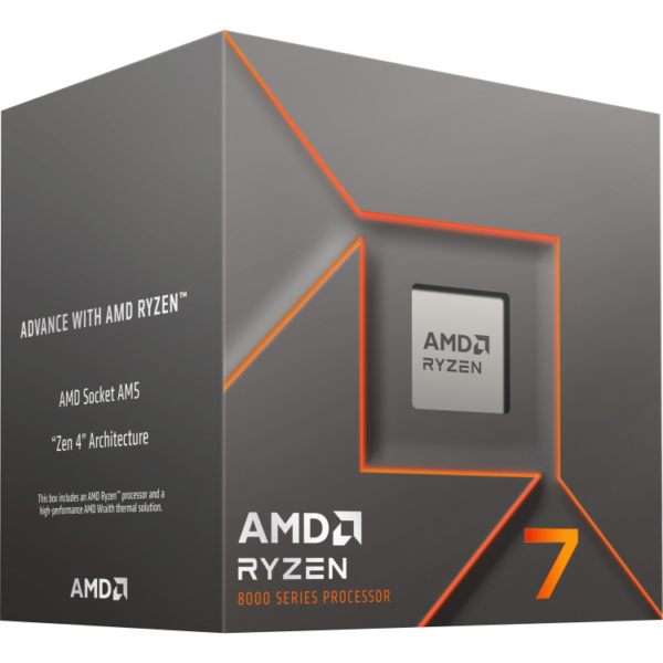 AMD Ryzen 7 8700F, 4,1 GHz (5,0 GHz Turbo Boost) processor