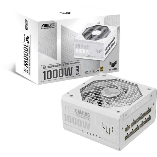 ASUS TUF Gaming 1000W Gold White Edition voeding