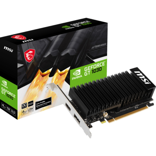 MSI GeForce GT 1030 4GHD4 LP OC grafische kaart
