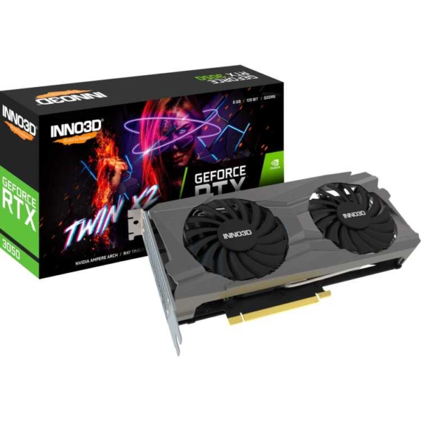 INNO3D GeForce RTX 3050 TWIN X2 grafische kaart