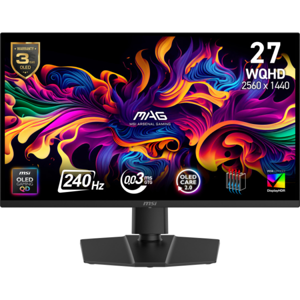 MSI MAG 271QP QD-OLED X24 26.5'' gaming monitor