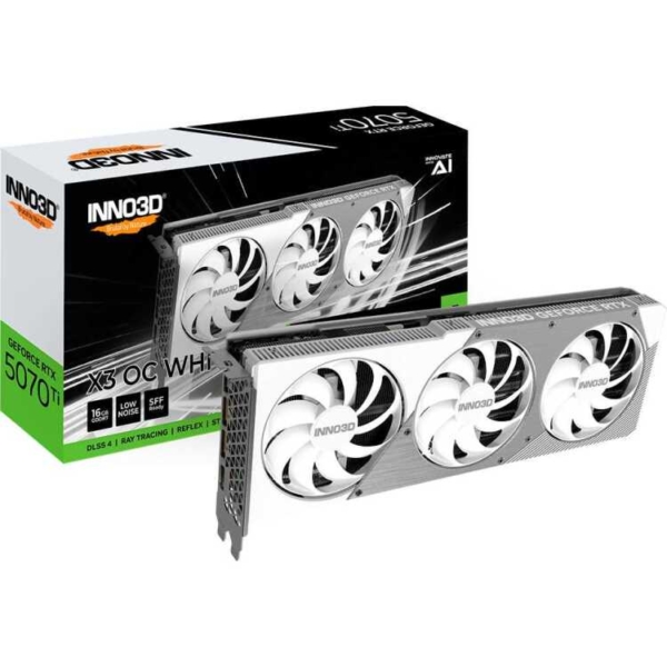 INNO3D GeForce RTX 5070 Ti X3 OC WHITE grafische kaart