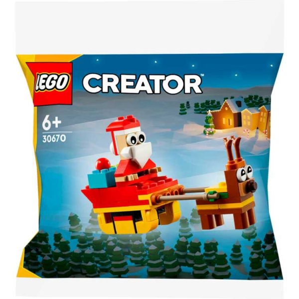 LEGO Creator - Sledetocht van de Kerstman Constructiespeelgoed