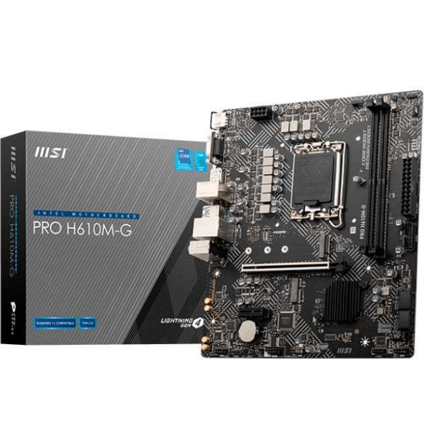 MSI PRO H610M-G moederbord