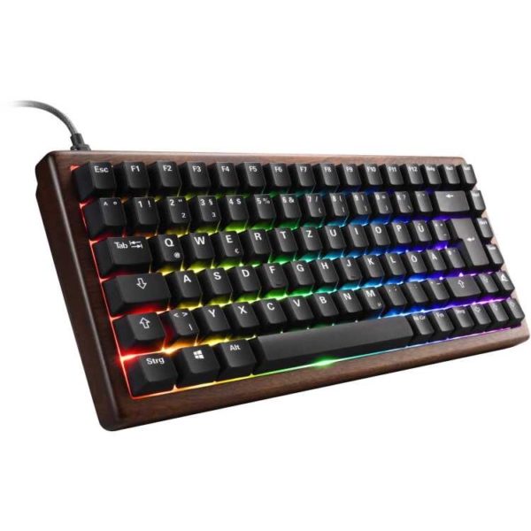 Sharkoon SKILLER SGK50 S3 Wood PBT gaming toetsenbord