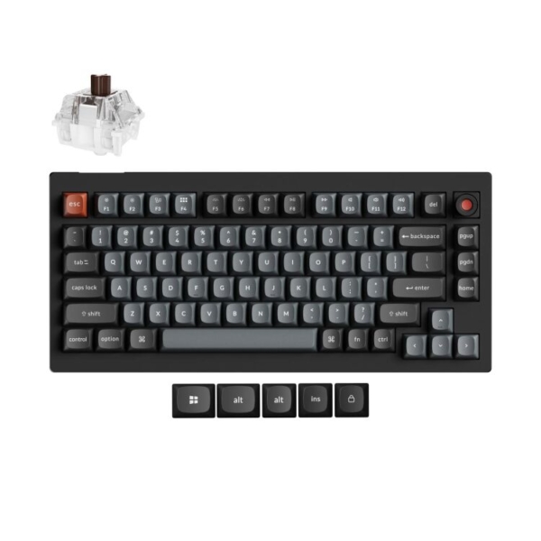 Keychron V1W-D3 8K QMK Wired Custom Mechanical Keyboard toetsenbord